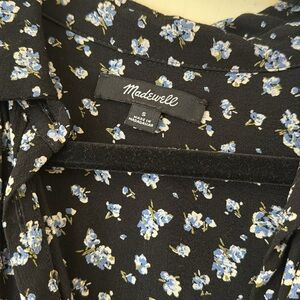 Floral button down Madewell shirt
